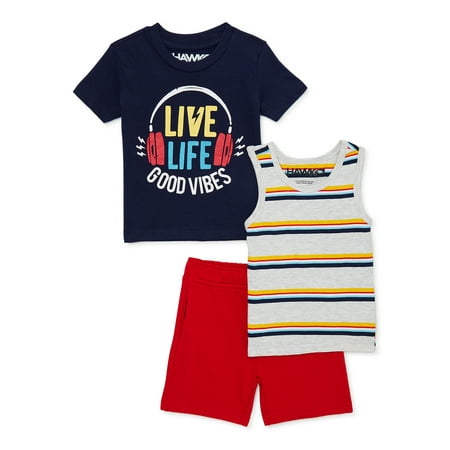 Tony Hawk Toddler Boy 3Pc Outfit Sets, Sizes 2T-4T
