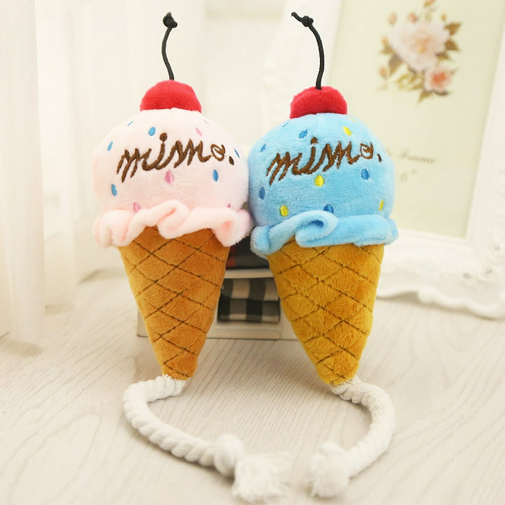 stuffed ice cream cone toy