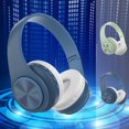 thumbnail image 1 of Auriculares Bluetooth con micrófono Auriculares inalámbricos con micrófono Auriculares Bluetooth 5.0 10 horas de tiempo de funcionamiento Auriculares Bluetooth con cancelación de ruido, 1 of 8