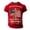 Red, variant on IWRICH Plus Size 250 Years T Shirts for Men Short Sleeve Crew Neck Tshirts Big and Tall Muscle Tees Red XS
