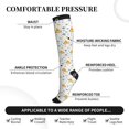 thumbnail image 3 of Bixox Submarine Ship Print Compression Socks,Compression Socks Women & Men Circulation for Medical,Running,Athletic, 3 of 7