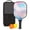 Black, variant on Pickleball Paddles Set Of 1, Fiberglass Surface, Turquoise Marble Pattern, 1 Paddle, 2 Balls & Bag