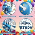 thumbnail image 4 of Blue Gold Happy Birthday Banner Star Pattern Party Backdrop Balloon Design Cake Celebration Background for Birthday Party Indoor Party Photo Shoot, 4 of 9
