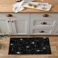 thumbnail image 3 of Halloween Decorations Bath Mat for Bathroom Halloween Spider Web Black Bathroom Rug No Silp,Cover Floor Rug Floor Mat 16x24 lnches Bathroom Decoration, 3 of 6