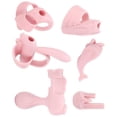 thumbnail image 2 of 6Pcs Mprince Writing Correctors Silica Gel Children Handwriting Posture Correction Training Pencil GripsPink, 2 of 5