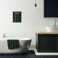 thumbnail image 2 of Stupell Industries Bathroom Word Scramble Black And White Word Design Framed Wall Art by Daphne Polselli, 2 of 8