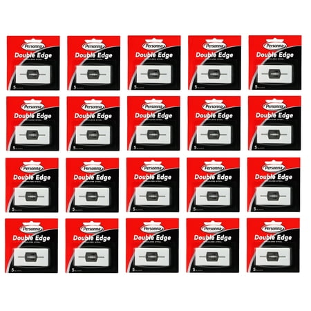 Personna Double Edge Blades Stainless Steel Refill Blades, 5 ct. (Pack of 20) + Beyond BodiHeat Patch, 1 Ct