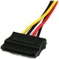 thumbnail image 3 of StarTech 12in LP4 to 2x Latching SATA Power Y Cable Splitter Adapter - 4 Pin Molex to Dual SATA (PYO2LP4LSATA), 3 of 3