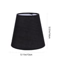 thumbnail image 2 of unbranded Hanging Light Cover Lampshade for Ceiling Light Black Cloth Warm Atmosphere 1Set, 2 of 8