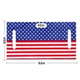 thumbnail image 3 of Fundas de asiento para carrito de golf YOKYHOM, diseño azul de la bandera estadounidense, 3 of 3