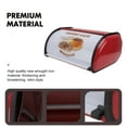 thumbnail image 6 of Metal Bread Box 1Pc Metal Dustproof Bread Box Household Storage Bin Practical Food Container, 6 of 10