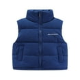 thumbnail image 6 of Esaierr 2-12 Years Old Boys Girls Puffer Down Vest for Kids Toddler Sleeveless Thick Jacket Waistcoat Zip up Cardigan Vest, 6 of 8