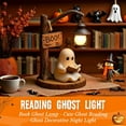 thumbnail image 6 of Tikeitoo Clearance Halloween Night Light, Halloween Decor Indoor Cute Ghost Reading Book Lamp House Mantel Decor for Home, Ghost Warm Lighted Indoor Figurine Lamps for Party Bedroom, 6 of 9
