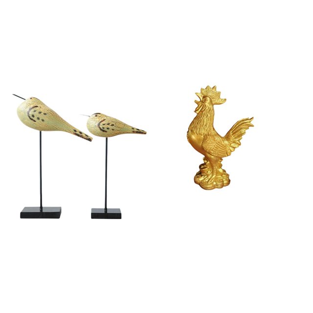 Esculturas Modernas De Madera De Pájaros Y Gallos, Figuras De Animales, Decoración Feng Shui Para Escritorios, Dormitorios, Entradas, Casas, Hoteles, Inauguraciones De Casas Y Aniversarios.