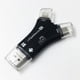 thumbnail image 4 of Lector de tarjetas externo 4 en 1, adaptador de lector de tarjetas Usb Micro Sd y Tf para Iphone/Ipad Mac/Android/Windows Pc, 4 of 5