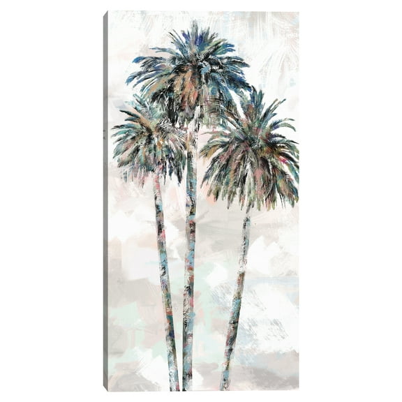 Rainbow Palms II by Studio Arts Canvas Art Print