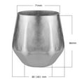 thumbnail image 2 of 240ml Double-Walled Ti Drinking Cup Coffee Mug Insulated Cup For Camping Picnics, 2 of 9