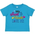 thumbnail image 3 of Inktastic My Aunt and Uncle Love Me with Hearts Boys or Girls Toddler T-Shirt, 3 of 5