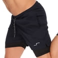 thumbnail image 4 of Short deportivo con ajuste elástico y short biker incluido para máximo confort y rendimiento en actividades físicas Chili Beans talla extra grande, 4 of 4