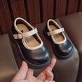 thumbnail image 3 of Xfvqtps Girls Mary Jane Shoes Hook and Loop Strap Thick Soft Sole Non Slip Spring Summer Dressy Casual Shoes, 3 of 7