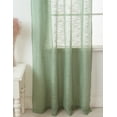 thumbnail image 3 of Ton‘y's Collection 4 Panels Fancy Slub Bamboo Solid Color Sheer Window Curtains Elegant Window Voile Panels/Drapes/Treatment for Bedroom Living Room, 3 of 5