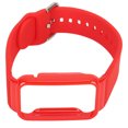 thumbnail image 2 of Bracelet de Montre en Silicone avec Pare-Chocs Protecteur Accessoire de Remplacement Compatible avec Mi Band 7 Pro Rouge et Rouge, 2 of 9