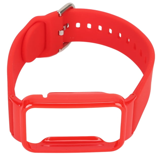 Prohibición de Correa de Reloj de Silicona con Accesorio de Funda Protectora para Parachoques Ajuste de Correas de Repuesto Inteligentes Suaves Ajustables para Mi Band 7 Pro ANGGREK Otros