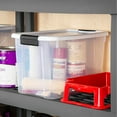 thumbnail image 5 of Sterilite 30 Qt 6-Pack & 18 Qt 6-Pack Plastic Stackable Storage Bin w/ Lid, 5 of 12