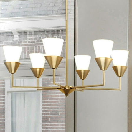 Luxury Posh Chandelier, Soft Gold, UHP5041