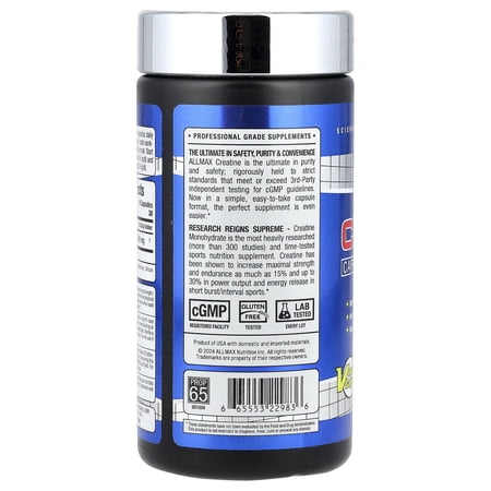 オールマックス クレアチン 3000 120粒 ALLMAX CREATINE 3000 エネルギー補給 サプリメント お取り寄せ