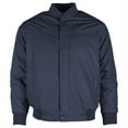 thumbnail image 2 of Oscar Sports Men's Satin Lined Cotton Hand Pocket Vintage Zip Up Jacket Olive L, 2 of 2