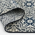 thumbnail image 4 of Loomaknoti Terrace Tropic Kidore 2' x 3' Geometric Indoor/Outdoor Runner Rug , Blue/White, 4 of 9