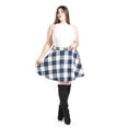thumbnail image 1 of Falda a cuadros Roman Fashion / Tallas Extras, 3721 (Azul marino) azul marino 36, 1 of 6