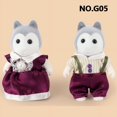 thumbnail image 1 of Muebles para casa de muñecas con familia de animales del bosque, juguetes en miniatura a escala 1/12, accesorios para muñecas de niña, dormitorio, baño, kit de casa de muñecas, 1 of 5
