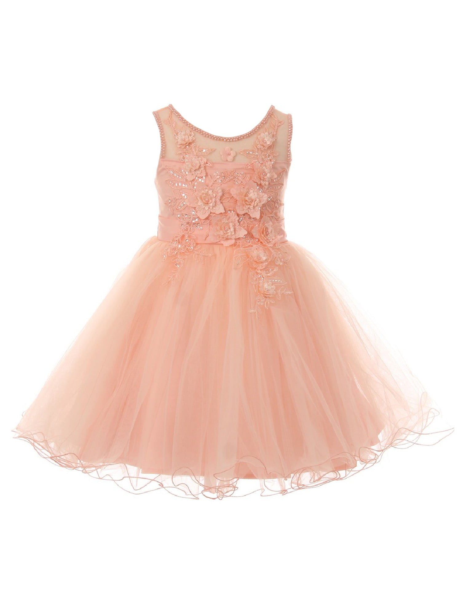 peach junior bridesmaid dresses