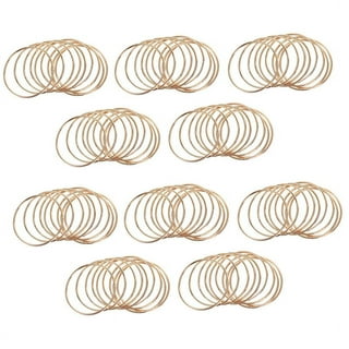 TEHAUX 3PCS DIY Dreamcatcher Crafting Hoops Dreamcatcher Ring Cross Stitch  Hoop Metal Hoops for Crafts Embroidery Ring Circle Metal Hoop Rings Silver