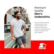 Starter Mens Crewneck Tees with Short Sleeves, 6-Pack