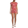 thumbnail image 2 of Warner Bros. Women's and Women's Plus Harry Potter Top and Shorts Pajama Set, 3-Piece, 2 of 5