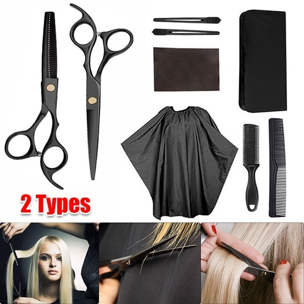 2 Types Professional Hair Cutting Scissors Set Hair Scissor