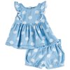 Little Me Baby Girls 2-pc. Polka Dot Short Set