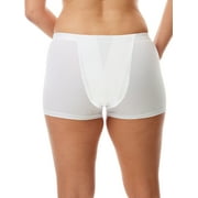 Underworks Vulvar Varicosity and Prolapse Support Brief with Groin Compression Bands White X-Large