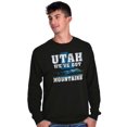 thumbnail image 5 of Utah Mountains Camping Hiking Hunting Long Sleeve TShirt Men Women Brisco Brands S, 5 of 6