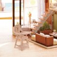 thumbnail image 4 of Doll House Furniture Doll House DIY Highchair Decor Mini Chair Adorns Doll House High Chair Furniture, 4 of 6