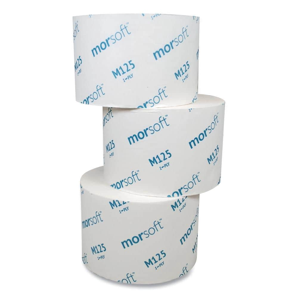 Small 1-Ply Core White Toilet Paper Septic Safe (2500-Sheets/Roll, 24 Rolls/Carton)