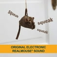 thumbnail image 2 of Pet Zone Play N Squeak Batting Practice Interactive Mouse Door Hanger Cat Toy, 2 of 7