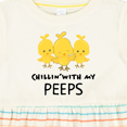 thumbnail image 4 of Inktastic Chillin' with My Peeps Girls Baby Dress, 4 of 5