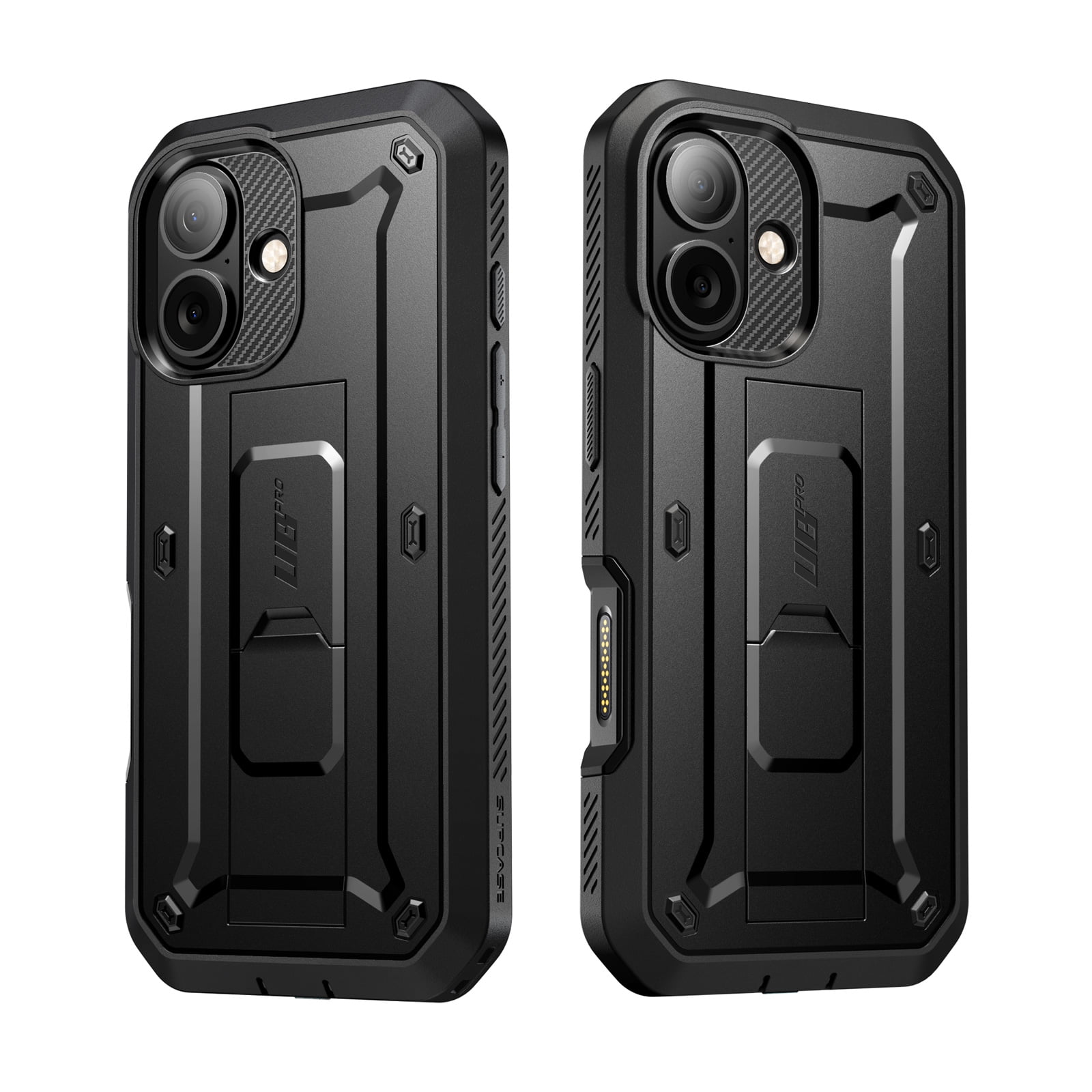 SUPCASE Unicorn Beetle Pro for Apple iPhone 17 6.3" 2025 Case, [Built-in Screen Protector &Stand &Camera Control Button &Holster] Military-Grade Protection 360 Shockproof Cover for iPhone 17, Black