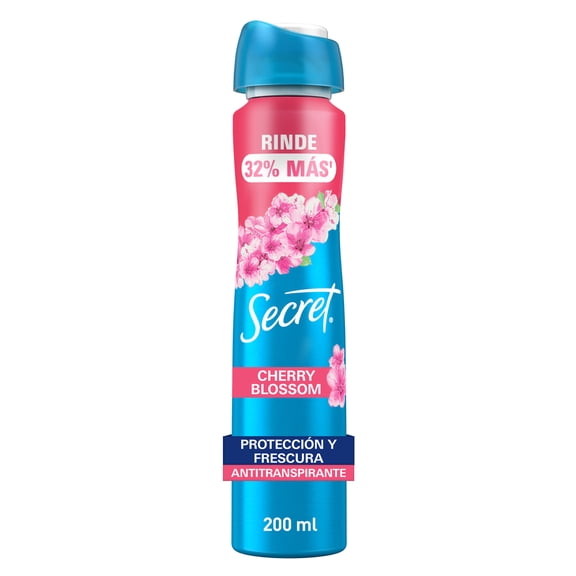 Antitranspirante Secret Spray Cherry Blossom 200 ml