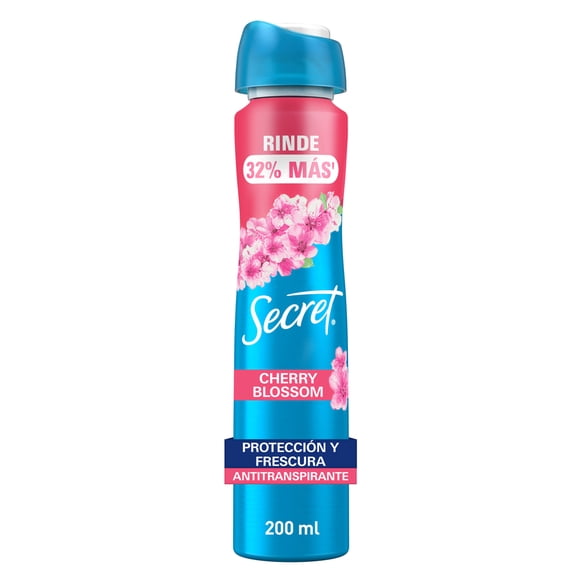 Antitranspirante Secret Spray Cherry Blossom 200 ml