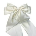 thumbnail image 2 of harmtty Girls Hair Clip Bow Ribbon Satin Accessory Korean Style Good Elasticity Hairpin, 2 of 7